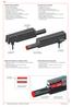 Attuatori lineari elettrici. Electrical linear actuators. Guida di scorrimento a ricircolo di sfere. Recirculating ball bearing guide