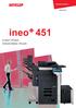 ineo + 451 a colori 45 ppm monocromatica 45 ppm