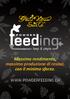 Massimo rendimento, massima produzione di resina, con il minimo sforzo. WWW.POWDERFEEDING.CH