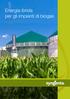 Energia ibrida per gli impianti di biogas