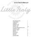 LITTLE ITALY S WINE LIST