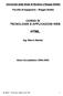 Università degli Studi di Modena e Reggio Emilia. Facoltà di Ingegneria Reggio Emilia CORSO DI TECNOLOGIE E APPLICAZIONI WEB HTML. Ing.