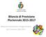 Bilancio di Previsione Pluriennale 2015-2017