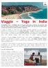 Viaggio Yoga in India