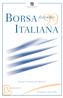 BORSA ITALIANA. dicembre RICERCA E ANALISI DEL MERCATO. (Versione al 6 marzo 2000) www.borsaitalia.it