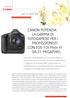 per la stampa CANON POTENZIA LA GAMMA DI FOTOCAMERE PER I PROFESSIONISTI CON EOS-1DS MARK III DA 21 MEGAPIXEL