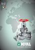 45 YEARS OF EXPERIENCE. Valvole industriali - Industrial valves