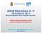 LEGGE REGIONALE N.15 30 LUGLIO 2013 Semplificazione della disciplina edilizia