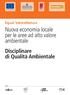 Nuova economia locale per le aree ad alto valore ambientale