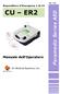 Italian (2.00) Risponditore d Emergenza 2 di CU CU ER2. Paramedic Series AED. Manuale dell Operatore. CU Medical Systems, Inc.