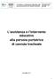 L assistenza e l'intervento educativo alla persona portatrice di cannula tracheale