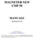 MAGNETER NEW CMP 50 MANUALE
