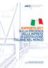 RAPPORTO 2011 SULLA PRESENZA DELLE IMPRESE DI COSTRUZIONE ITALIANE NEL MONDO