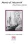 Maria di Nazareth. tra prosa e poesia. A cura di Alberto Crescenti e Giuseppe Vultaggio