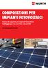 composizioni per impianti fotovoltaici