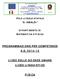 PROGRAMMAZIONE PER COMPETENZE A.S. 2014-15