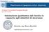 Dipartimento di Ingegneria civile e Industriale. Argomento. Valutazione qualitativa del rischio in rapporto agli obiettivi di sicurezza