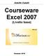 Courseware Excel 2007