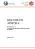 DOCUMENTI ARISTEIA. documento n. 73 Le novità nell imposizione indiretta del patto di famiglia