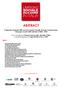 ABSTRACT. V Rapporto nazionale SWG per l'osservatorio Socialis di Errepi Comunicazione L impegno sociale delle aziende in Italia- 2012