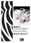 Zebra TLP & LP 2844-Z. Stampante Desktop Manuale dell'utente. Part #980410-051 Rev. B