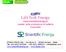 LiFeTech Energy www.scientificenergy.eu Leader nella produzione di batterie ricaricabili