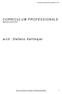 CURRICULUM PROFESSIONALE