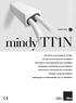 mindy TT1N control units Instructions and warnings for the fitter Istruzioni ed avvertenze per l installatore