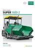 Finitrice cingolata SUPER 1600-2