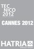 TEC NICO 2012 TECHNICAL CATALOGUE CANNES 2012