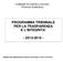 COMUNE DI CASTELLUCCHIO Provincia di Mantova PROGRAMMA TRIENNALE PER LA TRASPARENZA E L INTEGRITA - 2013-2015 -