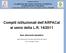 Compiti istituzionali dell ARPACal ai sensi della L.R. 14/2011