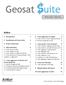 Manuale Utente. Indice. Your journey, Our technology. 1. Introduzione 2. 6. Come aggiornare le mappe 6. 2. Installazione di Geosat Suite 2