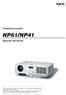 NP61/NP41. Proiettore portatile. Manuale dell utente