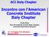 Incontro con l'american Concrete Institute Italy Chapter