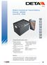Batterie Industriali per Trazione Elettrica Robuste - affidabili Serie EPzS - EPzB