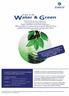 Zurich Water & Green. scheda sintetica. prodotto finanziario-assicurativo di tipo index linked