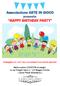 Associazione ARTE IN GIOCO presenta: HAPPY BIRTHDAY PARTY