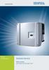 Smart connections. Scheda tecnica. PIKO-Inverter 3.0 3.6 4.2 5.5 8.3 10.1