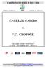 CAGLIARI CALCIO F.C. CROTONE