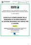 GUIDA ALLA COMPILAZIONE DELLA DOMANDA DI ACCREDITAMENTO AL SISTEMA REGIONALE DEI SERVIZI PER IL LAVORO