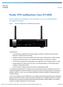 Router VPN multifunzione Cisco RV180W
