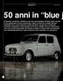 anniversari Renault 4 50 anni in blue j