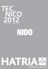 TEC NICO 2012 TECHNICAL CATALOGUE NIDO