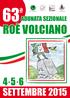 Sezione di Salò Monte Suello Comune di Roè Volciano ADUNATA SEZIONALE ROÈ VOLCIANO 4-5 - 6 SETTEMBRE 2015