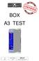 BOX A3 TEST 3 20-07-2012. REV. DATA Verifica ed Approvazione R.T.