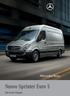 Nuovo Sprinter Euro 5 Dati tecnici Furgone