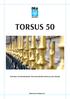 TORSUS 50. Sistema antintrusione per recinzioni metalliche rigide. Brochure informativa