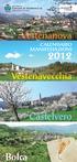 Val d Alpone. Comune di Vestenanova Assessorato al Turismo. Vestenanova. Calendario. Vestenavecchia. Castelvero. Bolca