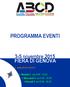 3-5 novembre 2015 FIERA DI GENOVA